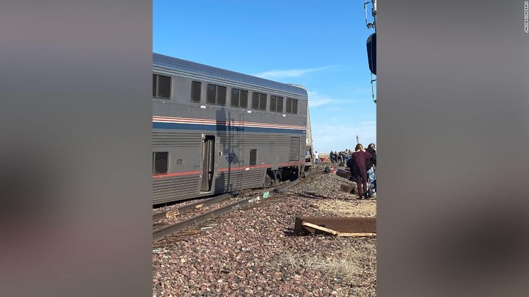 米モンタナ州で、全米鉄道旅客公社（アムトラック）の列車が脱線し、３人が死亡した/Jacob Cordeiro