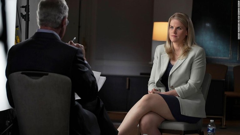 フェイスブックの大量の社内文書を公表したのはハウゲン氏だった/Robert Fortunato for CBS News/60 Minutes