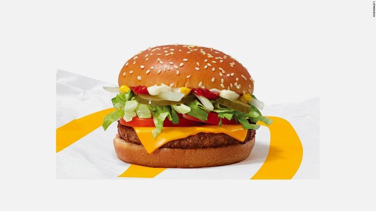 米マクドナルドが植物由来の代替肉を使ったハンバーガーを米国内の店舗で１１月から試験的に売り出す/McDonald's