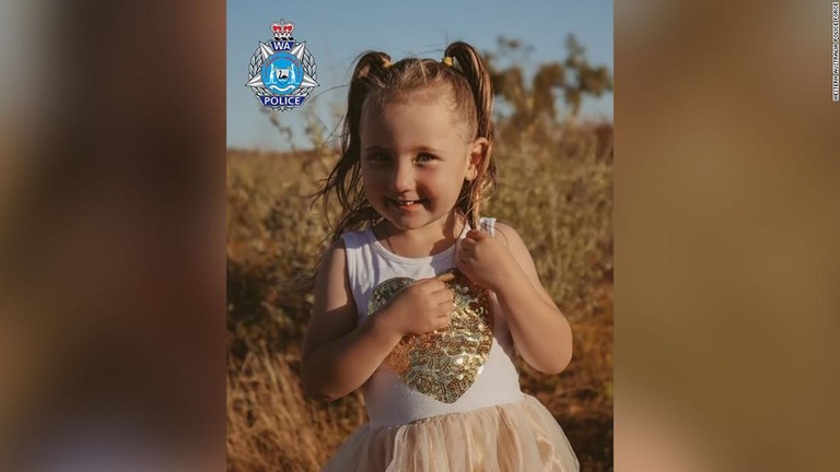 クレオ・スミスちゃん（４）がキャンプ場で行方不明になり、警察が行方を追っている/Western Australia Police Force