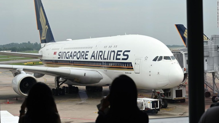 シンガポール航空がクアラルンプールまでの短距離路線にＡ３８０を投入する/Roslan Rahman/AFP/Getty Images