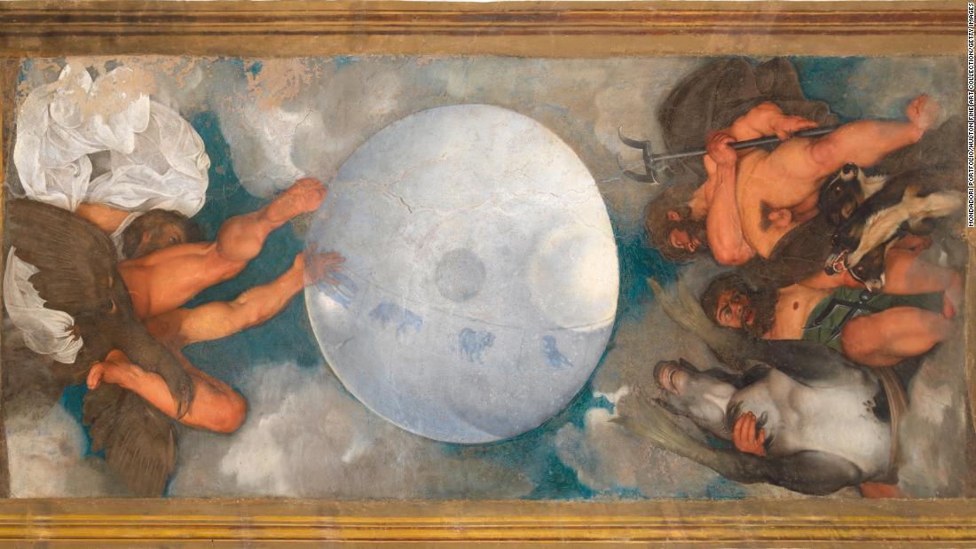 ３体の神々を描いた世界で唯一のカラバッジョの天井画