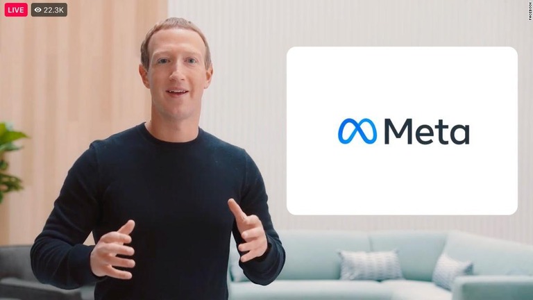 フェイスブックの新社名は「メタ」に/Facebook