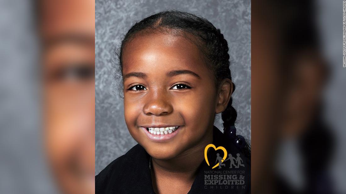 アリアナちゃんが8歳になったイメージ図/National Center for Missing and Exploited Children
