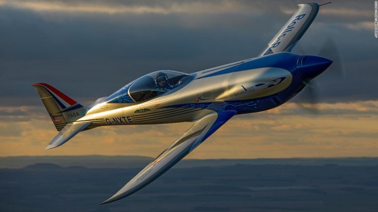 英ロールスロイスが、オール電化の航空機としては「世界最速」の機体を開発したと発表した/John M Dibbs/Rolls-Royce