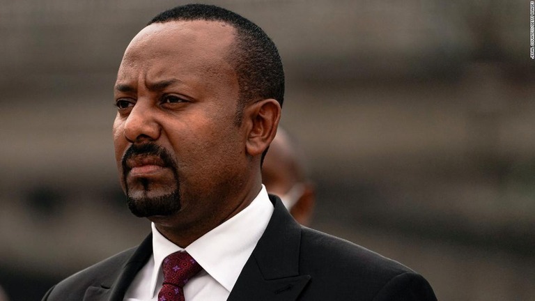 エチオピアのアビー首相＝６月、エチオピア首都アディスアベバ/Jemal Countess/Getty Images