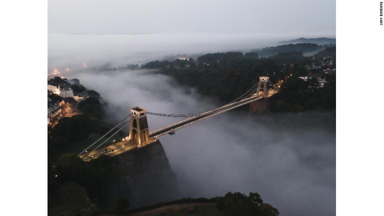 英イングランドのクリフトン吊り橋。「ヒストリック・イングランド部門」の受賞作となった/Sam Binding