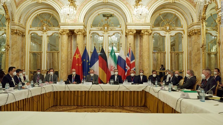 イランの核開発の制限をめぐる協議がウィーンで再開した/EU Delegation in Vienna/Reuters