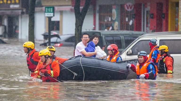 アジアで発生する熱帯低気圧の破壊力が今世紀末までに倍増する恐れがあるとの研究結果が発表された/VCG/Visual China Group/VCG via Getty Images