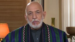 アフガンのカルザイ元大統領、タリバンとの協働を国際社会に呼び掛け