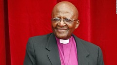 南アフリカのツツ元大主教が死去、９０歳　アパルトヘイト撤廃に尽力