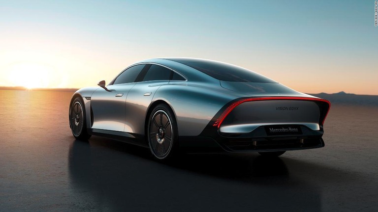 メルセデスのＥＶコンセプト車「ビジョンＥＱＸＸ」のイメージ図/Mercedes-Benz AG