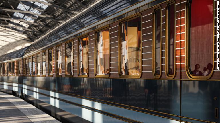 新たなオリエント急行「ラ・ドルチェ・ビータ」の完成予想図が公開された/Courtesy Orient Express La Dolce Vita/Accor/Dimorestudio