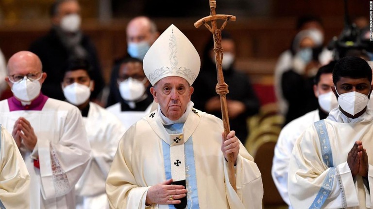 ローマ教皇フランシスコ＝１日、バチカン/Tiziana Fabi/AFP/Getty Images