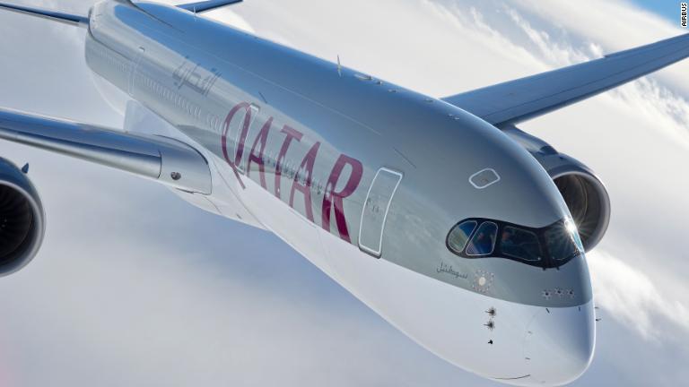 3位 カタールのドーハに本社を置くカタール航空/Airbus