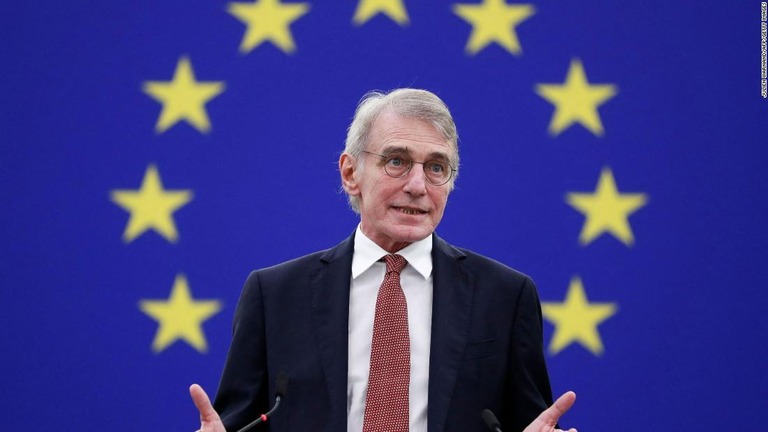重病が伝えられていた欧州連合（ＥＵ）欧州議会のサッソリ議長が死去した/Julien Warnand/AFP/Getty Images