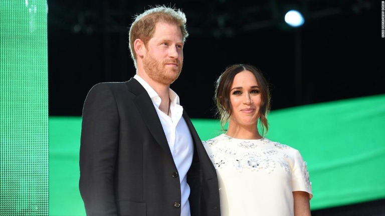 ヘンリー王子とメーガン妃/Kevin Mazur/Getty Images