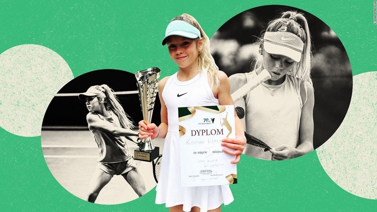 「とてつもない可能性」　ロシアの天才テニス少女は１２歳