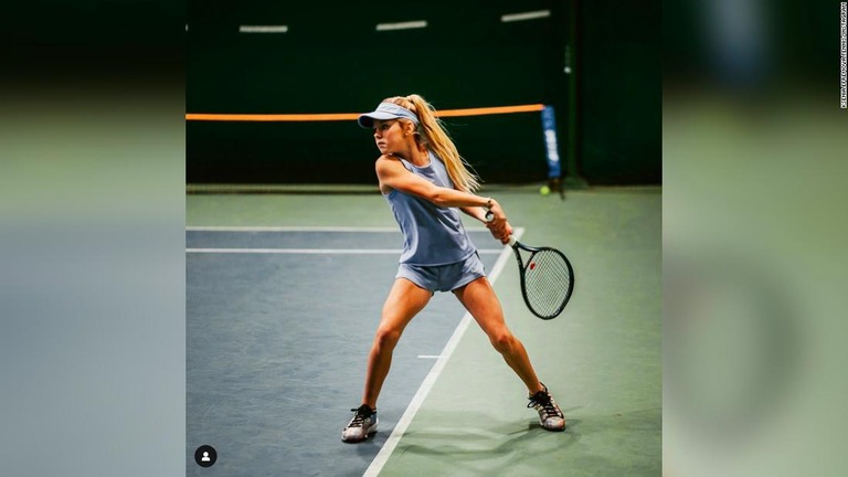 指導者のパトリック・ムラトグルー氏も、クセーニャさんの才能を称賛する/ksenia.efremova.tennis/Instagram