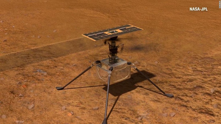 重さ１．８キロのインジェニュイティはこれまで火星の春と夏に飛行してきた/NASA/JPL