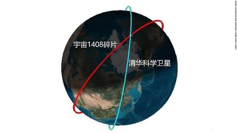 中国の人工衛星が、ロシアの対衛星ミサイル実験で発生した宇宙ごみとニアミス　/China's Space Debris Monitoring and Application Center