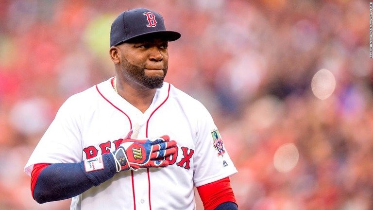 デービッド・オルティス氏が米国野球殿堂の殿堂入りメンバーに選出された/Billie Weiss/Boston Red Sox/Getty Images 