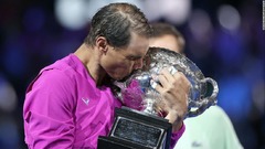 テニス全豪ＯＰ　ラファエル・ナダルが優勝、４大大会単独最多に