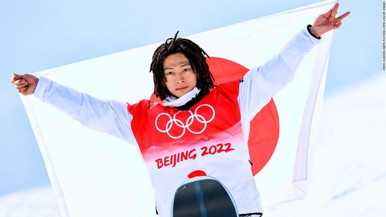 スノーボード男子ハーフパイプは平野歩夢が優勝した/Matic Klansek/GEPA pictures/Sipa USA/AP Images