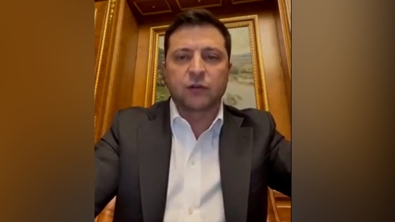 ウクライナのゼレンスキー大統領/Ukrainian President Volodymyr Zelensky/Facebook