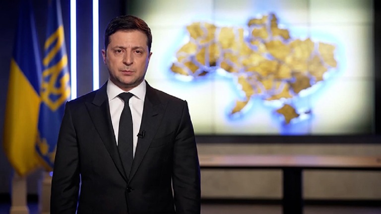 ウクライナのゼレンスキー大統領/Ukrainian President Volodymyr Zelensky/Facebook