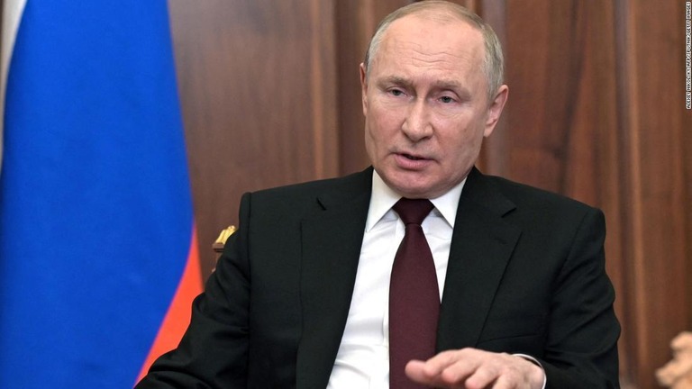 ロシアのプーチン大統領/ALEXEY NIKOLSKY/AFP/Sputnik/Getty Images
