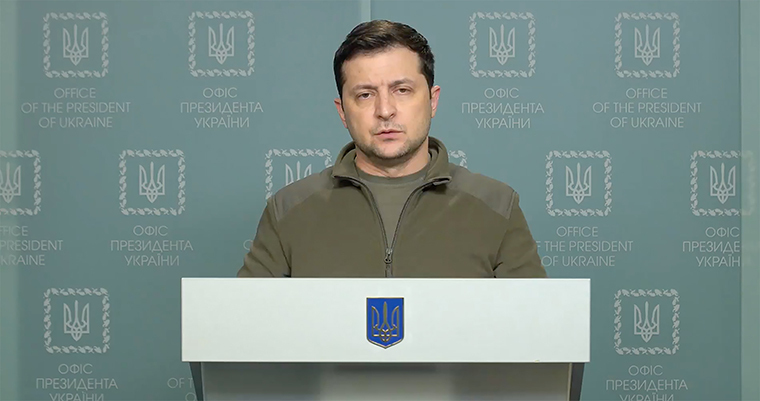 ウクライナのゼレンスキー大統領/Ukrainian President Volodymyr Zelensky/Facebook