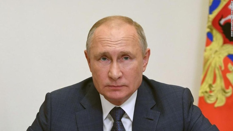 ウクライナ侵攻を受けての西側からの経済制裁に対し、プーチン大統領はどう反応するか/Alexey Nikolsky/Sputnik/AFP/Getty Images