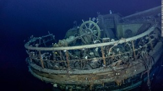 １９１５年に南極探検の途中で沈没した木造船が発見された