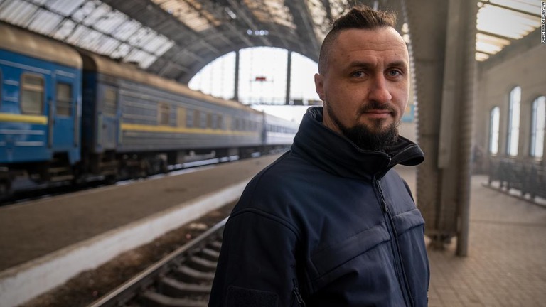 ウクライナ鉄道のカムイシンＣＥＯ。家族とは開戦以来会っていない/Christian Streib/CNN