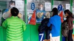 韓国の５人に１人が新型コロナ感染、１日の死者数が最多に