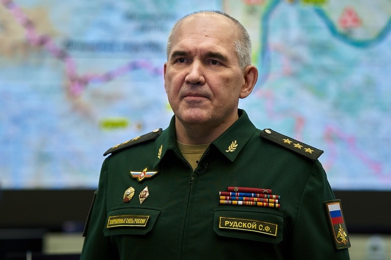 ロシア軍のセルゲイ・ルドスコイ第１参謀次長＝２０２０年１１月１０日/Russia Defense Ministry/Pool/Reuters