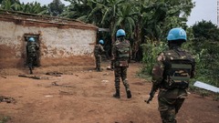 コンゴで国連ヘリ墜落、８人全員死亡