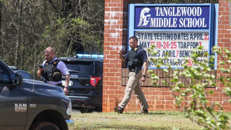 米サウスカロライナ州の中学校で１２歳の生徒が同級生を射殺した/Mike Ellis/USA Today Network