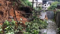 豪雨で洪水や土砂崩れ、１４人死亡　ブラジル南東部
