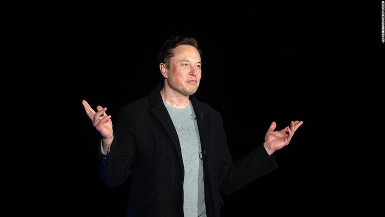 テスラのイーロン・マスク最高経営責任者（ＣＥＯ）/Jim Watson/AFP/Getty Images