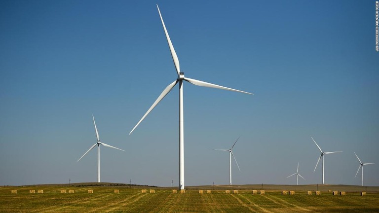 米エクセル・エナジーの風力発電/Joe Amon/Denver Post/Getty Images