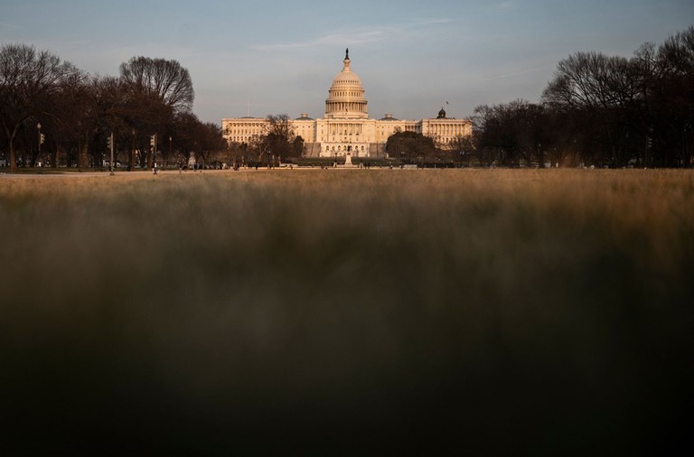 ロシアが米議員に対する報復制裁を発表した/Andrew Caballero-Reynolds/AFP/Getty Images