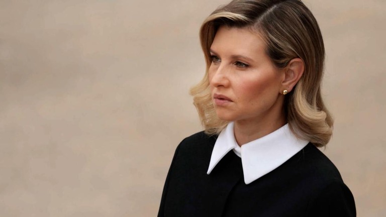 ウクライナ大統領夫人のオレナ・ゼレンスカ氏がＣＮＮのメール取材に答えた/CNN