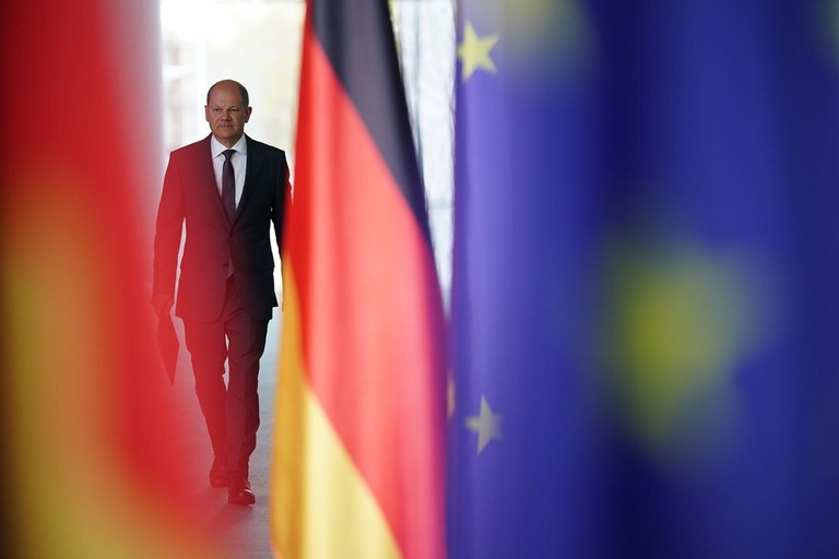 ドイツのショルツ首相/Clemens Bilan/Pool/Getty Images