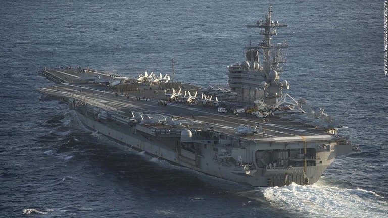自殺者の相次ぐ米原子力空母「ジョージ・ワシントン」から乗員２００人以上が下艦した/USS George H.W. Bush/Anadolu Agency/Getty Images