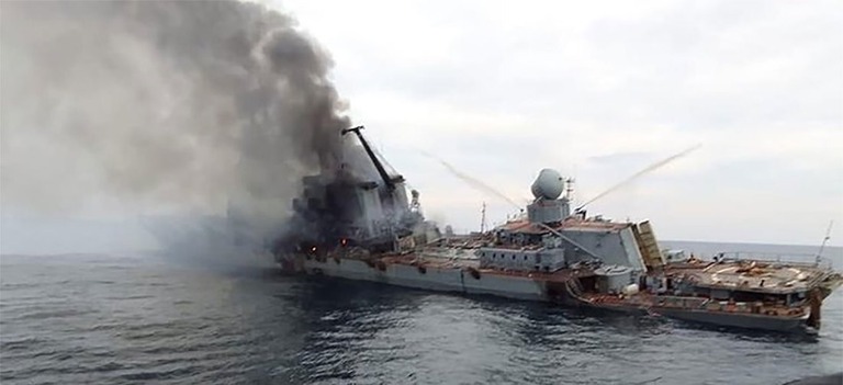 ロシア軍旗艦「モスクワ」への攻撃前、米国からウクライナへ情報提供があったという/From Social Media
