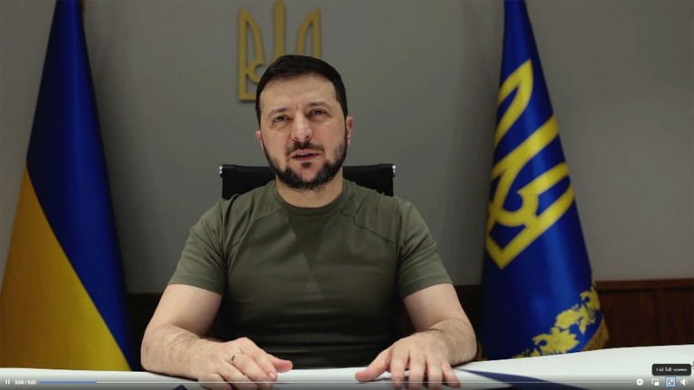 製鉄所への砲撃は「やんでいない」と、ゼレンスキー氏が警鐘を鳴らした/From Volodymyr Zelensky/Facebook