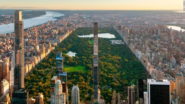 米ニューヨークに「極細」の超高層ビルが誕生した