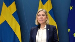 スウェーデン与党、ＮＡＴＯ加盟を支持